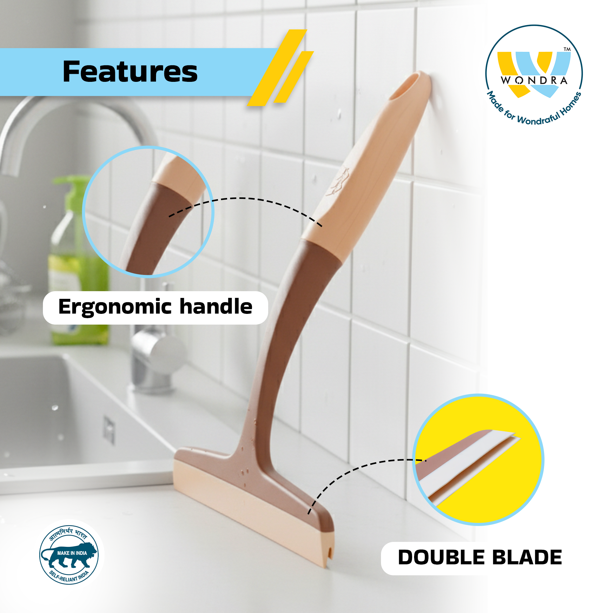 Kitchen Wiper Double Blade 7 Kitchen Wiper Double Blade - Image 7