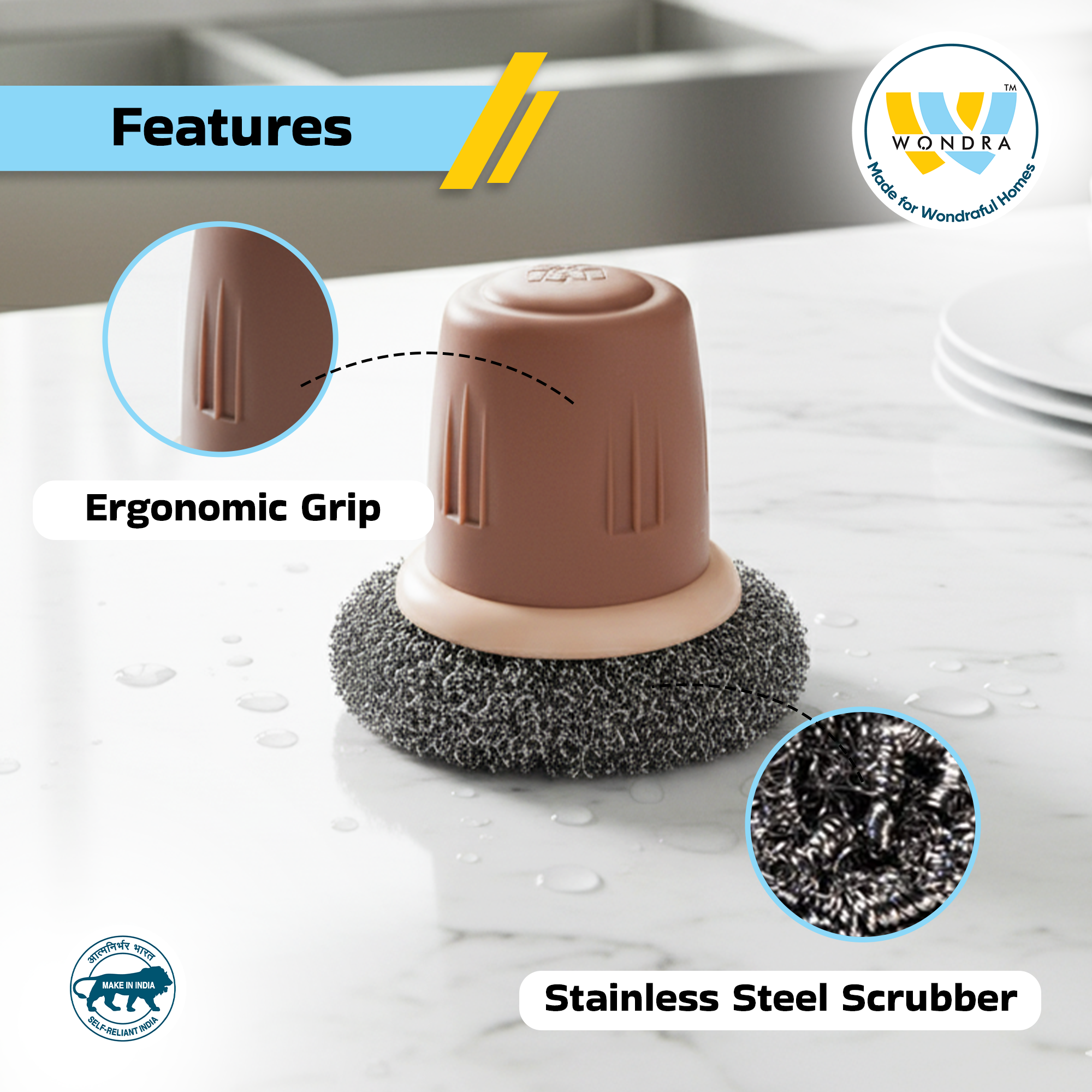 Stainless Steel Scrubber 7 Stainless Steel Scrubber - Image 7
