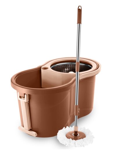Bucket Spin Mop (Stainless Steel Wringer)