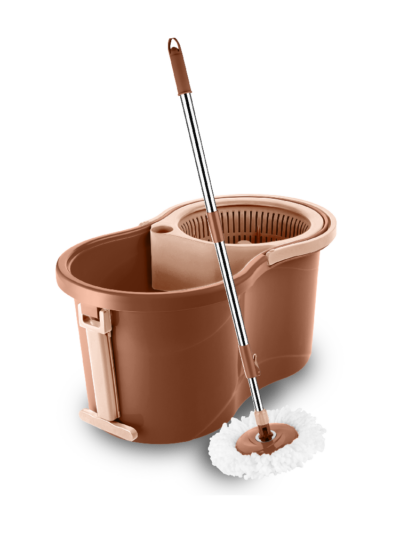 Bucket Spin Mop (Plastic Wringer)